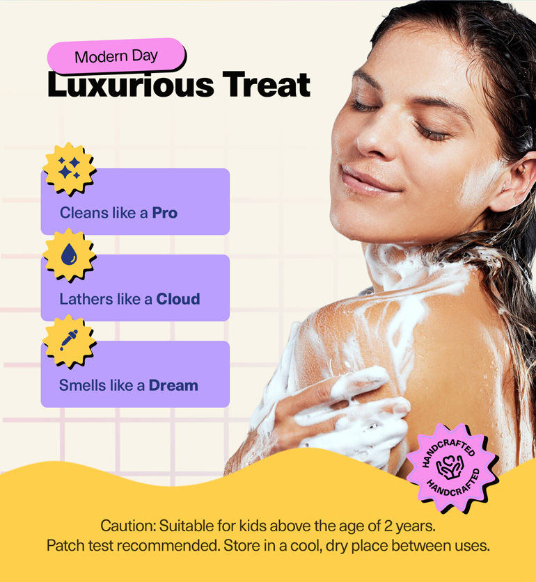 Comparison Chart - Exfoliates, Protects Barrier, Mild Surfactants, Low Quantity Usage vs Regular Bodywash