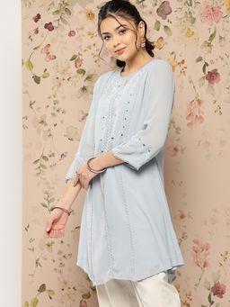Nayam by lakshita - Blue Embellished Kurti