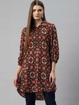 Nayam by lakshita - Printed Front Placket Kurti