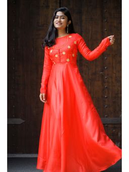 Vinya - Diya Red Full Dress
