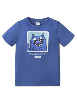 Puma - Monster Unisex Kids Blue T-shirts