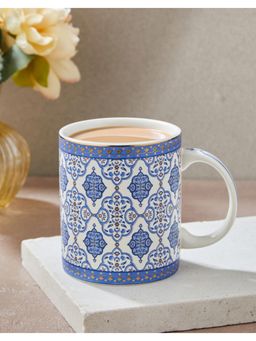 Fabindia - Blue Gulmohar Decaled Ceramic Mug
