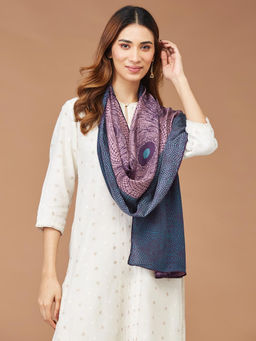 Fabindia - Multicolor Silk Print Stole