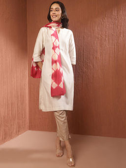 Fabindia - Pink Modal Printed Stole