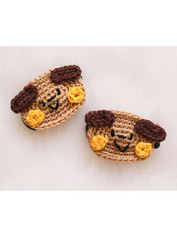 Woonie - Handmade Dog Design Hairpins-Multi (Pack of 2)