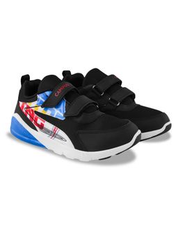 Campus - NT-568V Black Kids Sports Shoes