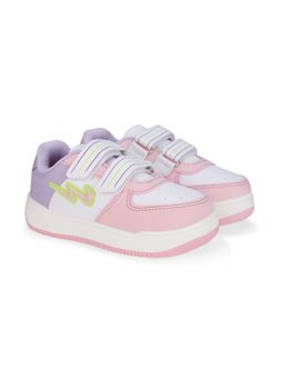 Campus - OGK-04V Pink & Off White Kids Sneakers