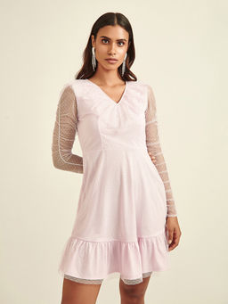 Cover Story - Pink Sweet Summer Mini Dress