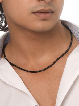 NVR - Mens Style Black Metal Chain