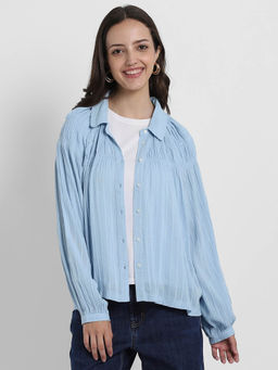 American Eagle - Women Light Blue Shirt