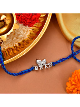 Voylla - 925 Sterling Silver Stunning Bhai Thread Rakhi