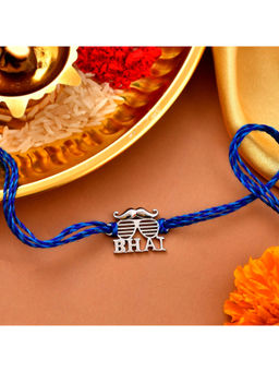 Voylla - 925 Sterling Silver Precious Bhai Thread Rakhi