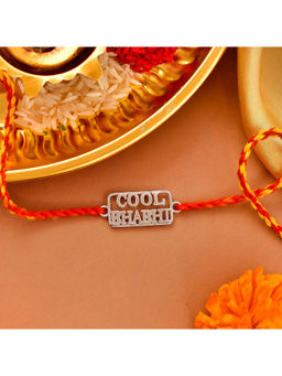 Voylla - 925 Sterling Silver Precious Cool Bhabhi Thread Rakhi