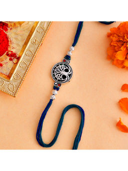 Voylla - Blue High Polish Beaded Thread Rakhi