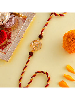 Voylla - Om Rudraksha Beads Thread Rakhi