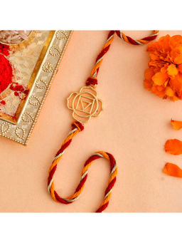 Voylla - High Polish Abstract Floral Motif Rakhi