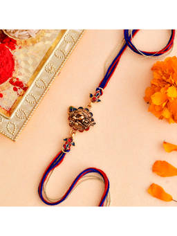 Voylla - Traditional Lord Krishna Motif Thread Rakhi