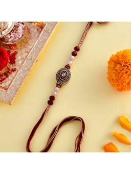 Voylla - Beaded Gem Studded Thread Rakhi
