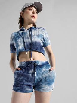 PINACOLADA - Womens Blue Tie Dye Regular Fit Co Ords (Set of 2)