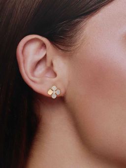 Kai Jewel - Sterling Multi-Color Minimalistic Floral Stud Earrings