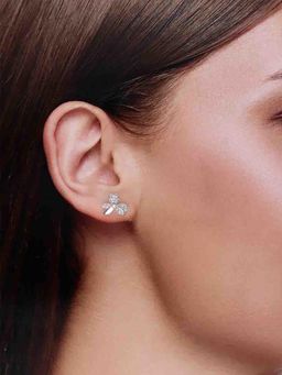 Kai Jewel - Sterling Pink Chic Floral Stud Earrings