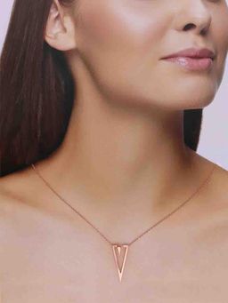 Kai Jewel - Sterling Rose Gold Statement Necklace