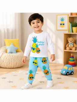Blumbuds - Pineapple Printed Cotton Co-Ord Set