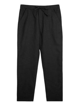 CAVIO - Boys Relaxed Solid Pant - Black