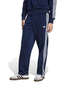 adidas - Men Navy Blue Stripes Polyester Trackpant