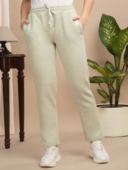 Sweet Dreams - Women Solid Green Pyjama