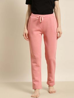 Sweet Dreams - Women Solid Pink Pyjama