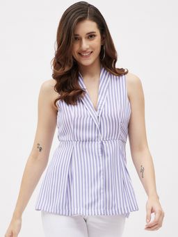 Kibo - Womens Peplum Blazer Top