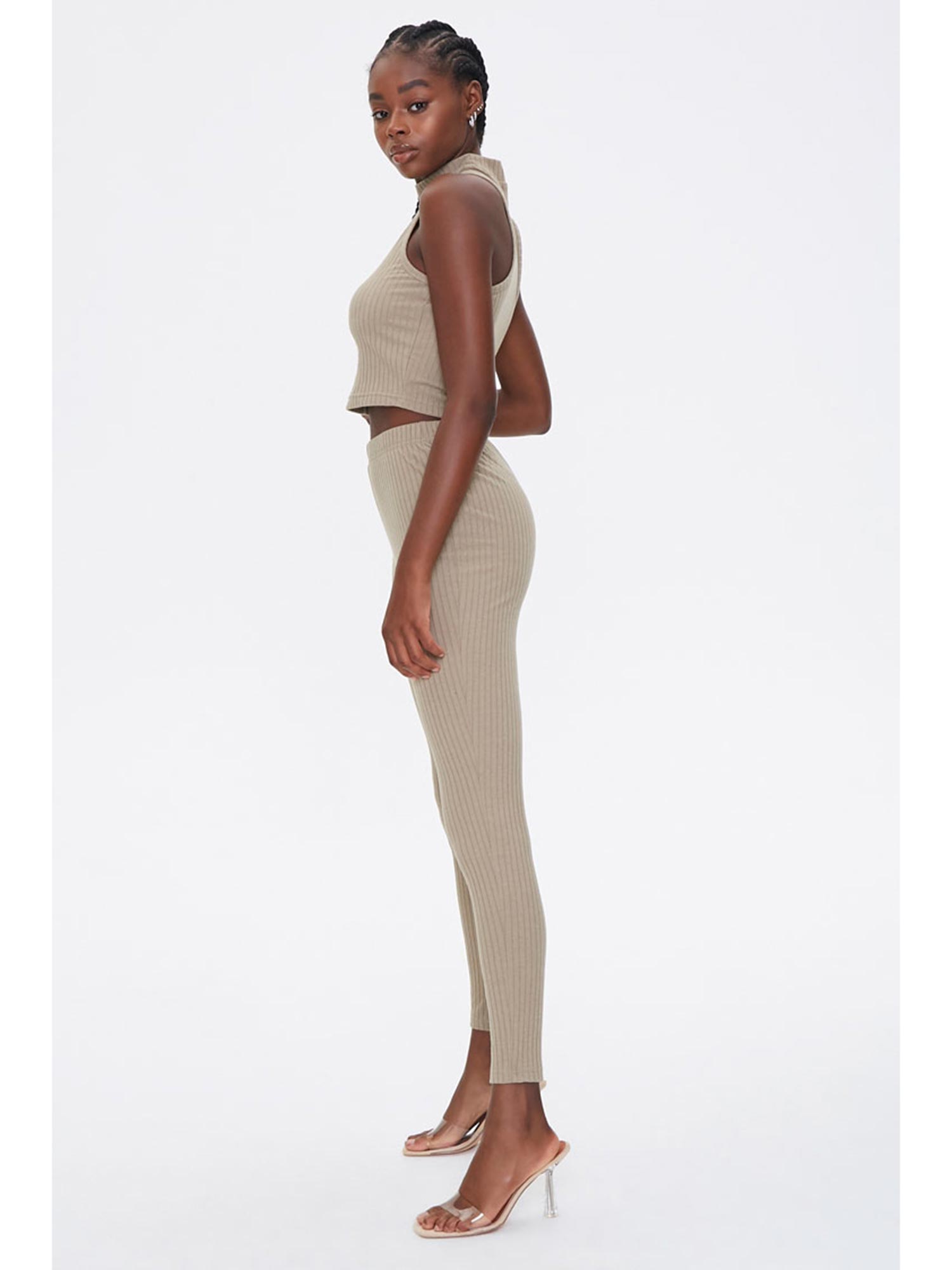 Buy Forever 21 Beige Solid Top And 