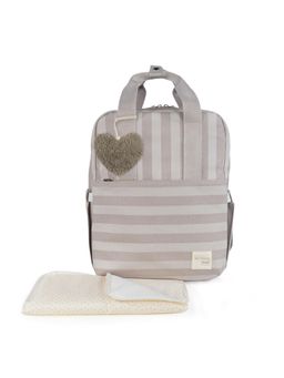Walking Mum - Rucksack Sinatra Beige Diaper Bag with Changing Mat (18-24 Months)