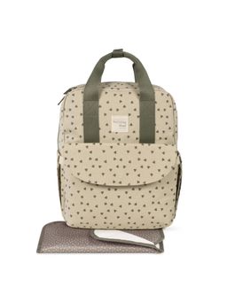 Walking Mum - Rucksack Hearts Poppy Moss Diaper Bag with Changing Mat (18-24 Months)