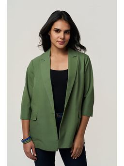 TERRA LUNA - Sasha Khadi Green Blazer