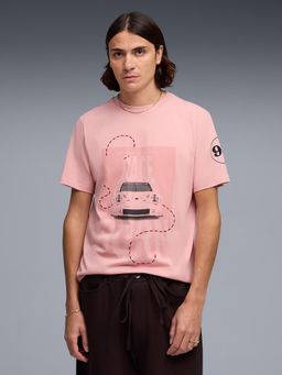 Puma - Porsche Legacy Pink Men's Relaxed Graphic T-Shirt