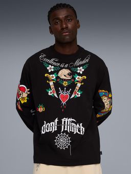 Puma - Men's Long Sleeve Oversized Basketball T-Shirt