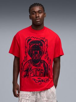 Puma - Out Of Bounds Men's Graphic Oversized Basketball T-Shirt
