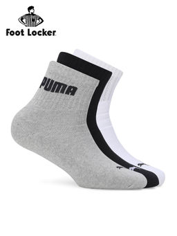 Puma - SPORT QUARTER 3P Unisex Multi-Color Socks (Set of 3)