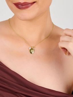 AQUASTREET - 14K Gold Plated Star and Moon Pendant Necklace, Anti-Tarnish Copper Jewelry