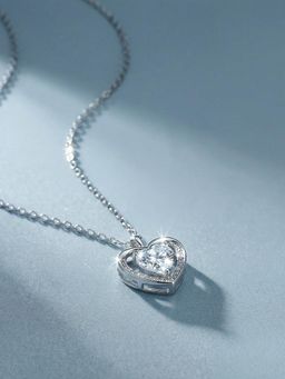 Palmonas - Cupid Glow Heart 925 Sterling Silver Necklace for Women