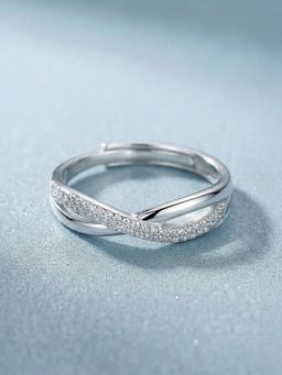 Palmonas - Interlace Spark 925 Sterling Silver Ring for Women