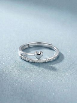 Palmonas - Mini Heart Regal Glow 925 Sterling Silver Ring for Women