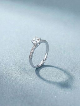 Palmonas - Lumi Solitaire 925 Sterling Silver Ring for Women