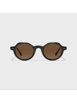 SAM AND MARSHALL - 400% Uv Protection Acetate Round Shape Brown Unisex Sunglasses-MALANA_BROWN_2912