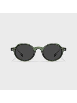 SAM AND MARSHALL - 400% Uv Protection Acetate Round Shape Black Unisex Sunglasses-MALANA_GREEN_2911