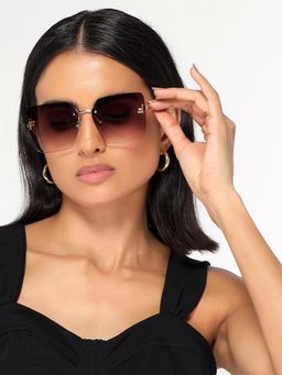 HASHTAG EYEWEAR - Women Square Gradient Grey Sunglass-RL-190722-GRY (54)