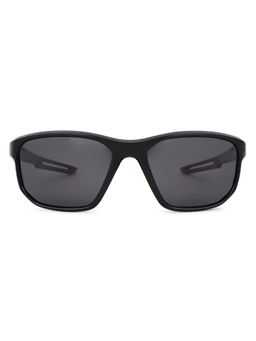 HASHTAG EYEWEAR - Male Rectangle Black Polarized Sunglass-SEWA-1361882-BLK (45)