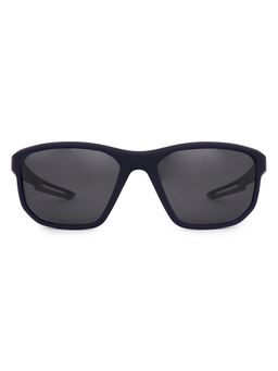 HASHTAG EYEWEAR - Male Rectangle Black Polarized Sunglass-SEWA-1361882-BLU-GRY (45)